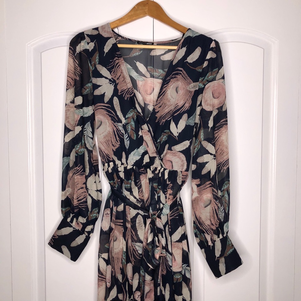 Fashion Nova Maxi Print Dress